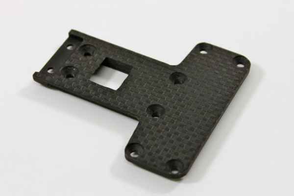 carbon chassis plate rear 2WD