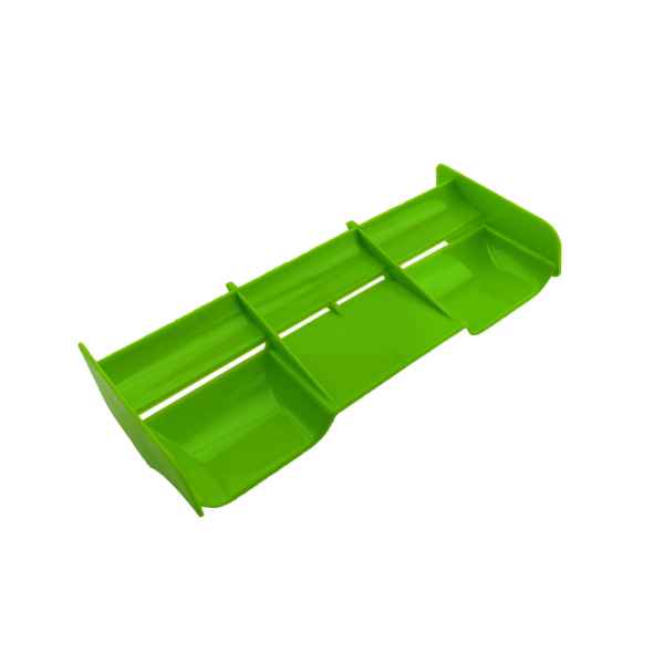 alettone in plastica per modelli 1/8 verde fluo