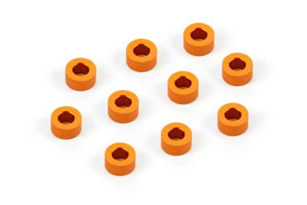 spessori da M3*6*2.5mm 10pz orange