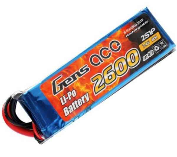Gens ACE Batteria TX Lipo 2S 2600 mAh - Futaba