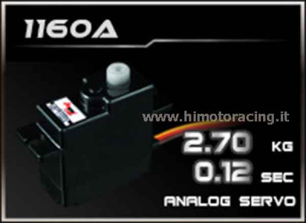 Mini servo analogico 3.0kg High Speed Power HD-1160A
