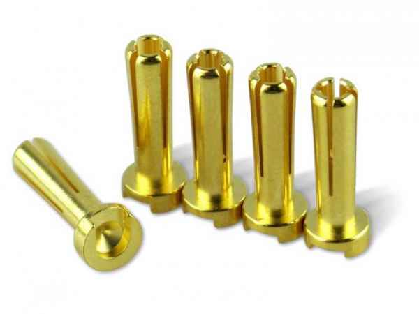 gold connector 4mm angolari (5pz)