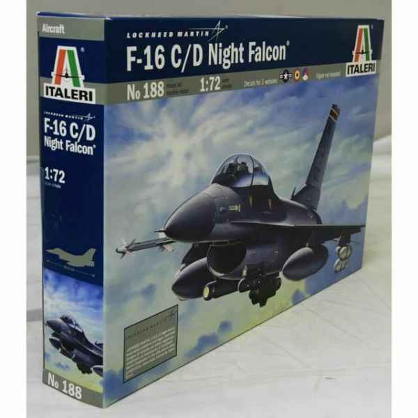 F16 C-D Night Falcon 1-72 kit italeri