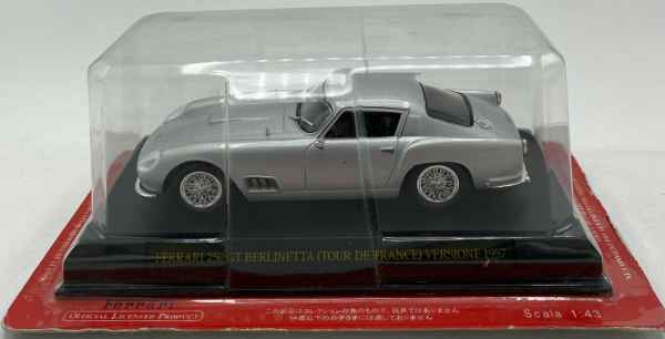 FERRARI 250 GT BERLINETTA (TOUR DE FRANCE) VERSIONE 1957 SILVER CON BASETTA