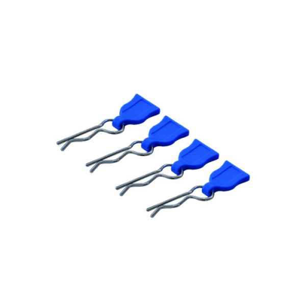 set clips con gommino per facilitÃ  di utilizzo blu (4pz)