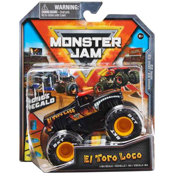 Monster Jam 1:64 El Toro Loco Monster Truck Trucks Series 2022