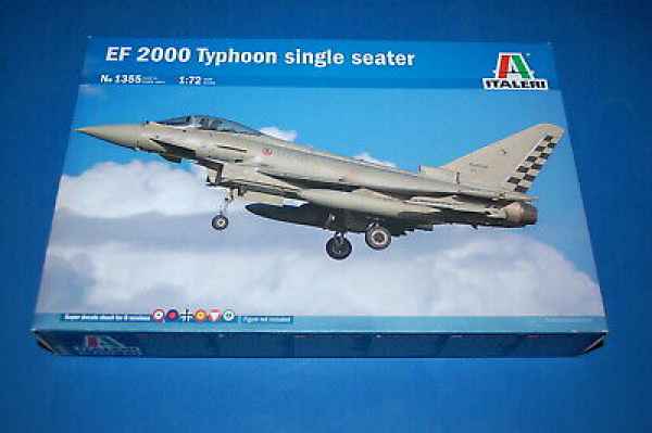 Italeri 1355 - EF 2000 Typhoon single seater scala 1/72