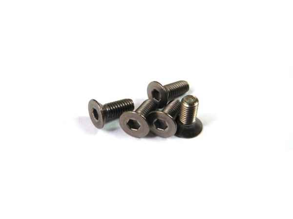 titanium hex flat screw M3x6mm