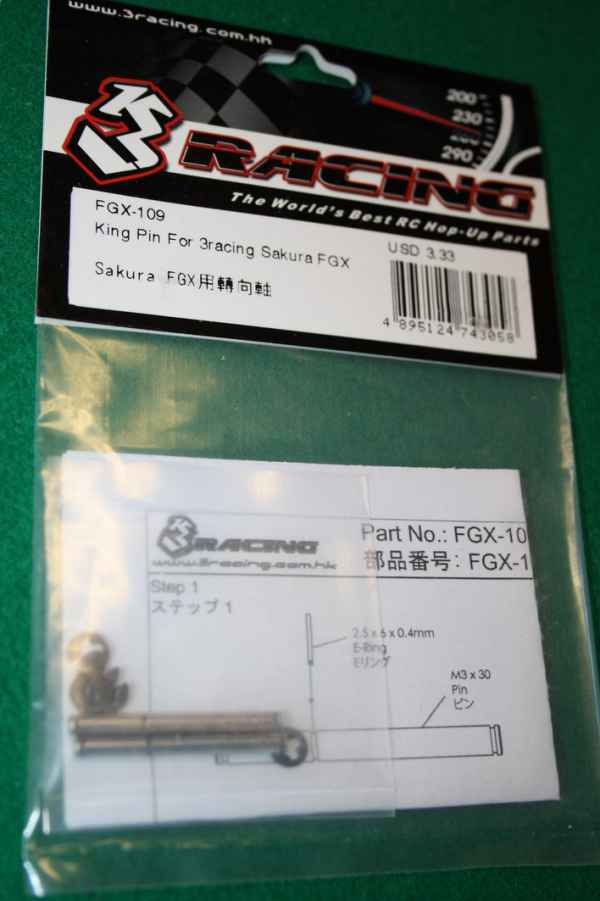 king pin for 3 racing sakura fgx