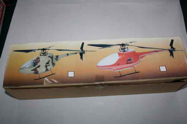 fusoliera generica elicottero colorazione mimetica (lunghezza totale orientativa 460mm da punta a coda elicottero)