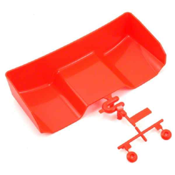 rear wing red fluo 1/10 off road