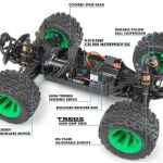 Quantum MT Flux 80A 1/10 4WD Truck - Silver-green hpi - automodelli dinamici-r/c, elettrici monster-buggy-desert-short course 1/8-1/10 Quantum MT Flux 80A 1/10 4WD Truck - Silver-green hpi - automodelli dinamici-r/c, elettrici monster-buggy-desert-short course 1/8-1/10 foto 3