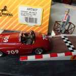 FERRARI 166 MM S. MILLE MIGLIA 1950 ROSSI/TULLINI (DIORAMA) ART MODEL - automodelli statici- da collezione, FERRARI GT DA COLLEZIONE 1/43-1/24 foto 3