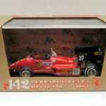 FERRARI 126 C F.1 HP650-850 1984 N.27 1/43 BRUMM SERIE ORO CON TECA BRUMM - automodelli statici- da collezione, FORMULA 1 DA COLLEZIONE foto 2