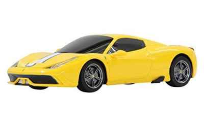 jamara ferrari 458 speciale 1/24 gialla 27mhz