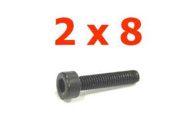 jets viti a testa cilindrica esagonale da 2x8mm (10)
