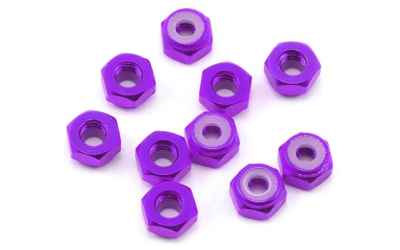 yeahracing 4mm aluminium lock nut