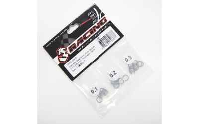 3racing set rasamenti foro interno 6mm da 0.1-0.2-0.3mm (10pz per tipo)