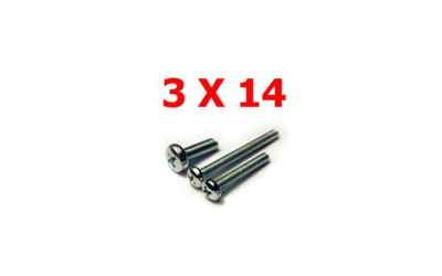 jets viti cilindriche testa tonda a croce 3x14mm (10)