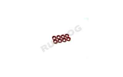 hiro seiko tazzine svasate con foro 3mm red hiro seiko (8pz)