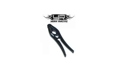 yeahracing pinza per steli ammortizzatore e pin colore nero