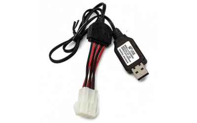funtek caricatore per lipo da 0.6A tipo USB con adattatore per funtek mt12 e antix MT1