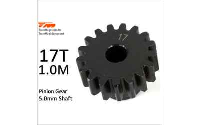 kfactory pignone mod.1 da 17 denti foro da 5mm