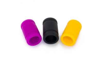 hobbytech kit raccordo in silicone marmitta collettore per motori 1/8 colorazione assortita 3pz