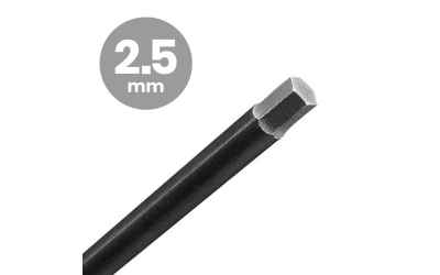 hudy ricambio hudy chiave da 2,5mm esagonale 2.5x120mm