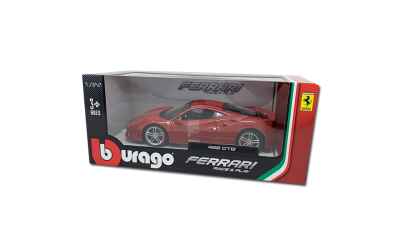 burago FERRARI 488GTB 1/43 (rossa come in foto)