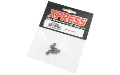 xpress DADI AUTOBLOCCANTI M3 NERI XPRESS PER CHIAVE DA 5,5MM