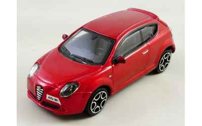 burago BURAGO STREET FIRE 1:43 AUTO DIE CAST METAL - ALFA ROMEO MITO ROSSO MET.