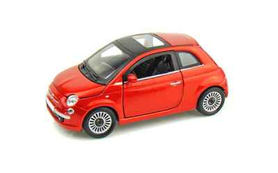 burago BURAGO STREET FIRE 1:43 AUTO DIE CAST METAL - FIAT 500 NUOVA ROSSA