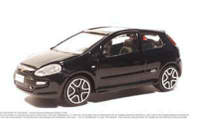 burago BURAGO STREET FIRE 1:43 AUTO DIE CAST METAL - FIAT PUNTO EVO NERA