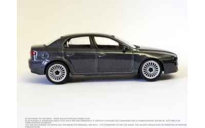 burago BURAGO STREET FIRE 1:43 AUTO DIE CAST METAL - ALFA ROMEO 159 BERLINA GRIGIO MET