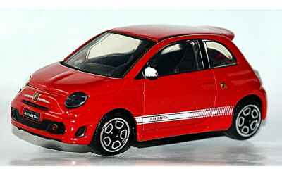 burago BURAGO STREET FIRE 1:43 AUTO DIE CAST METAL - FIAT 500 NUOVA  ABARTH ROSSA