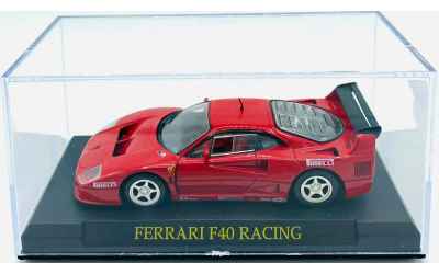 BRUMM FERRARI F40 RACING ROSSA CON BASETTA + TECA