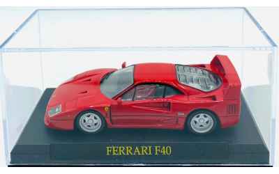 BRUMM FERRARI F40 1/43 ROSSA CON BASETTA + TECA