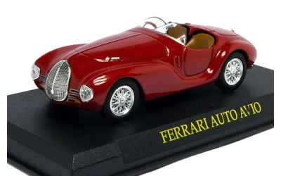 BRUMM FERRARI AUTO AVIO COSTRUZIONI 815 1/43 ROSSA CON BASETTA