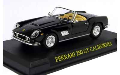 BRUMM FERRARI GT CALIFORNIA NERA 1/43 CON BASETTA + TECA