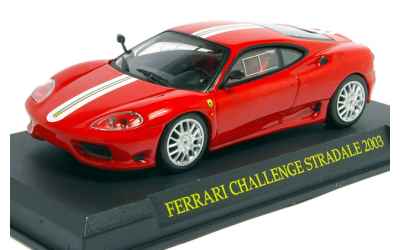 BRUMM FERRARI CHALLENGE STRADALE 1/43 ROSSA CON BASETTA