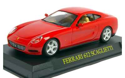 BRUMM FERRARI 612 SCAGLIETTI ROSSA 1/43 CON BASETTA