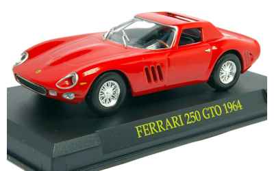 BRUMM FERRARI 250 GTO VERSIONE 1964 ROSSA 1/43 CON BASETTA