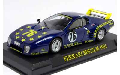 BRUMM FERRARI BB512LM 1981 1/43 CON BASETTA + TECA