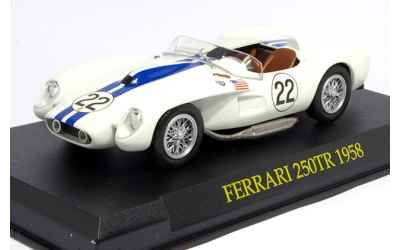 BRUMM FERRARI 250TR 1958 BIANCA 1/43 CON BASETTA + TECA