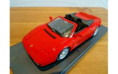 BANG FERRARI 348 SPIDER RED 1/43 CON TECA