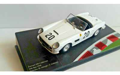 pdm FERRARI 250 CALIFORNIA 24H SPA1960 W.STURGIS/J.SCHLESSER 1/43 CON TECA