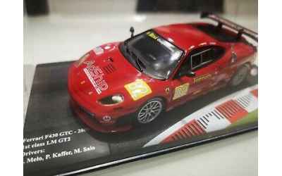 pdm FERRARI F430 GTC- 2009 1ST CLASS LM GT2 J.MELO/P.KAFFER/M.SALO 1/43 CON TECA