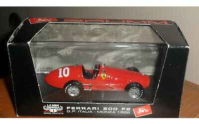 BRUMM FERRARI 500 SCUDERIA FERRARI F.2 G.P. ITALIA-MONZA 1/43 LA MINI MINIERA BRUMM CON TECA (LIMITED N.126 SU 600)