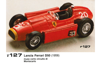 BRUMM LANCIA FERRARI D50 HP270 1956 1/43 BRUMM SERIE ORO CON TECA